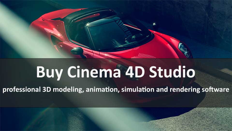 Buy Maxon Cinema 4D Studio